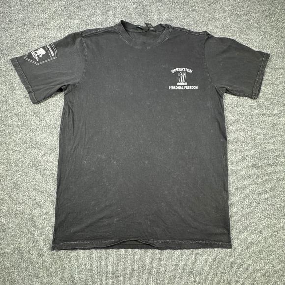 Harley-Davidson Other - Harley Davidson Shirt Men M Black Operation Personal Freedom Wounded Warrior Tee